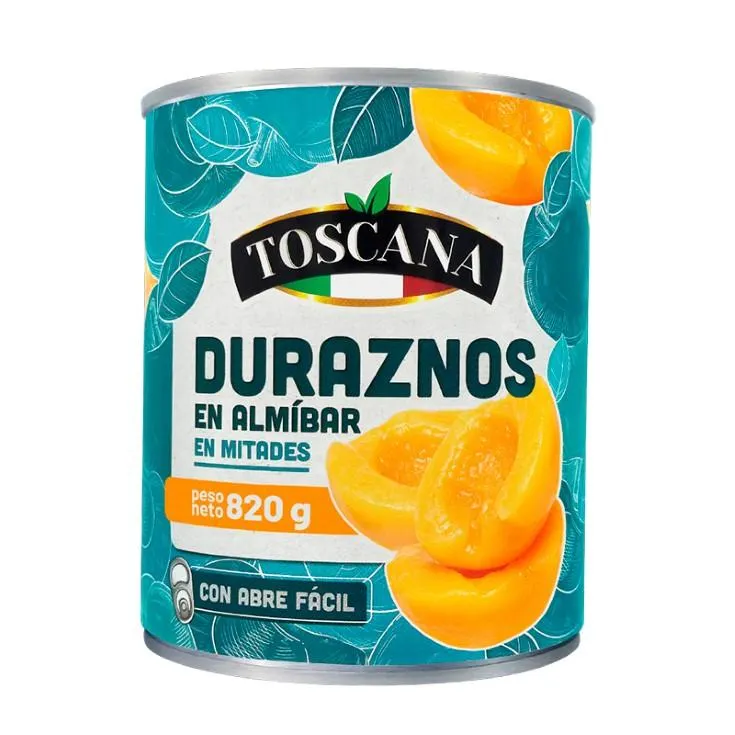 Toscana Duraznos En Almíbar 820 Gr