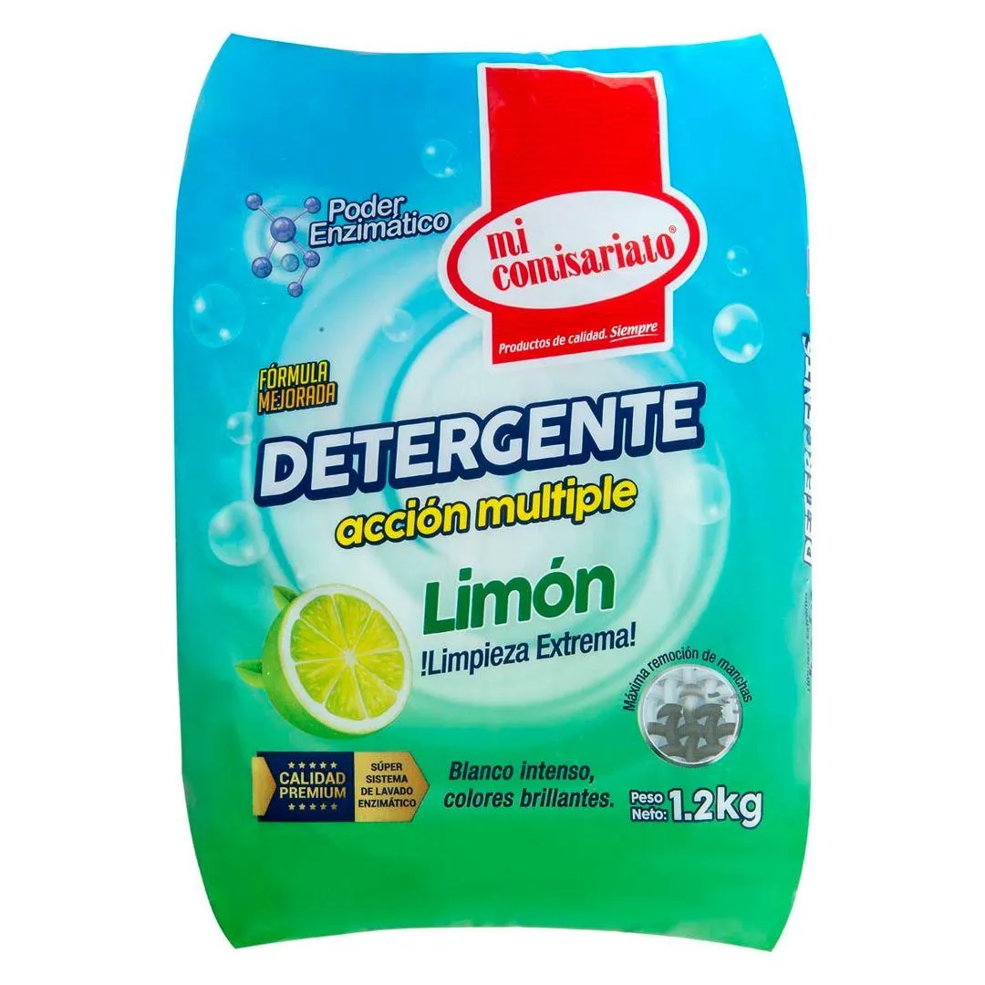 Detergente en Polvo Mi Comisariato Limón 1.2kg