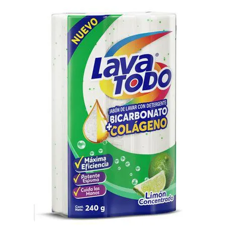 Jabón Lavatodo Limón 240g