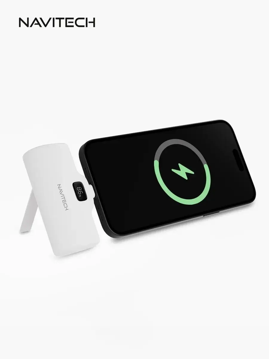 Mini Power Bank Navitech 20W | Blanco