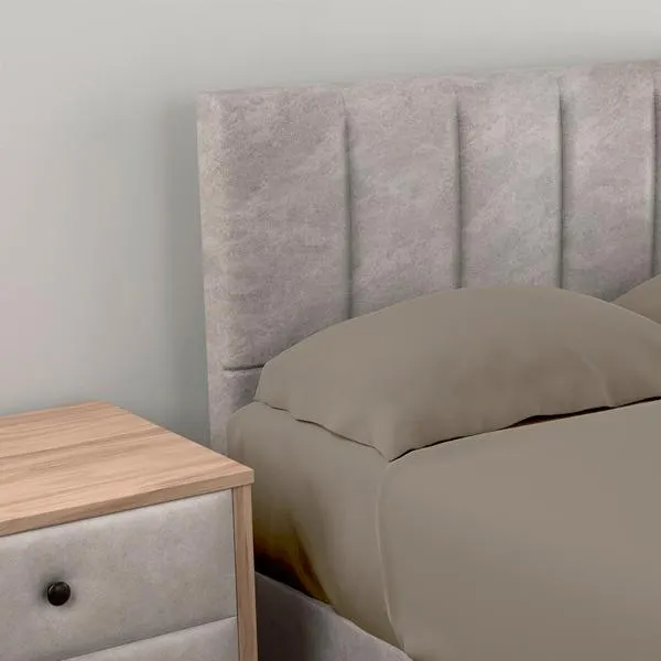 Sábana Fiore 220 Hilos Kaky 1,5 Plazas