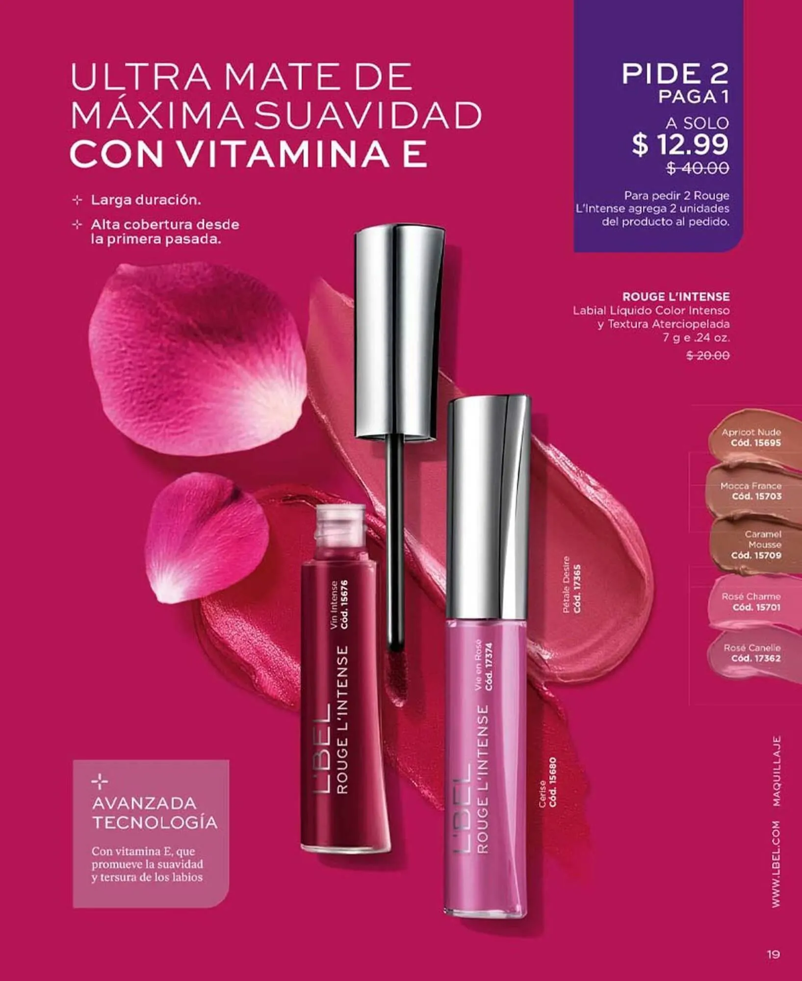 Catalogo de Catálogo L'bel 5 de febrero al 31 de marzo 2024 - Pag 19