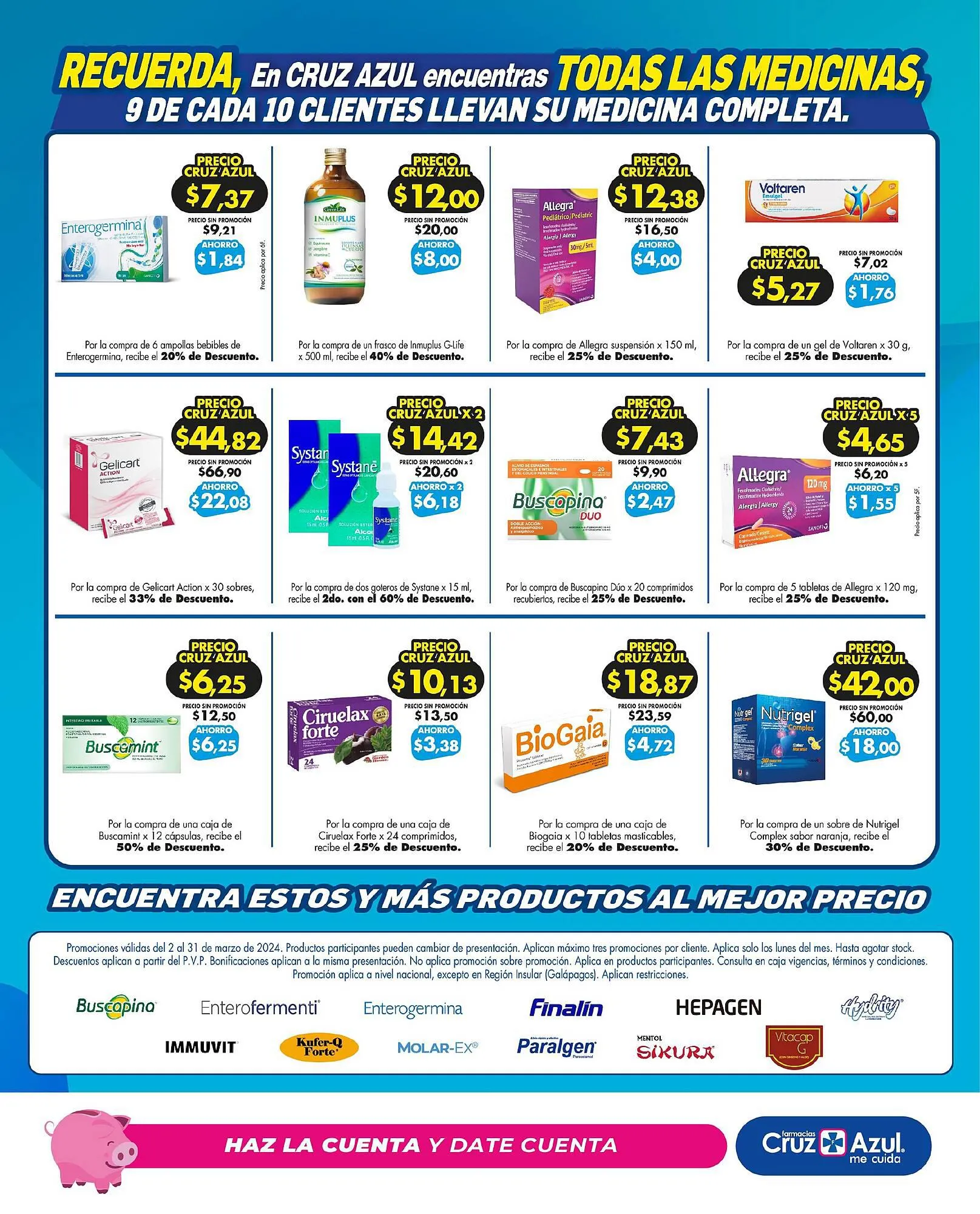 Catalogo de Catálogo Farmacias Cruz Azul 1 de marzo al 31 de marzo 2024 - Pag 15