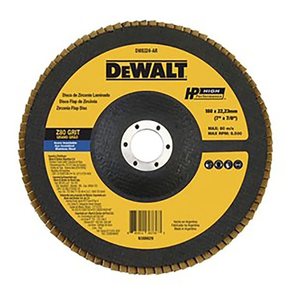 Disco Zirconio Laminado 7" G.80 Dewalt