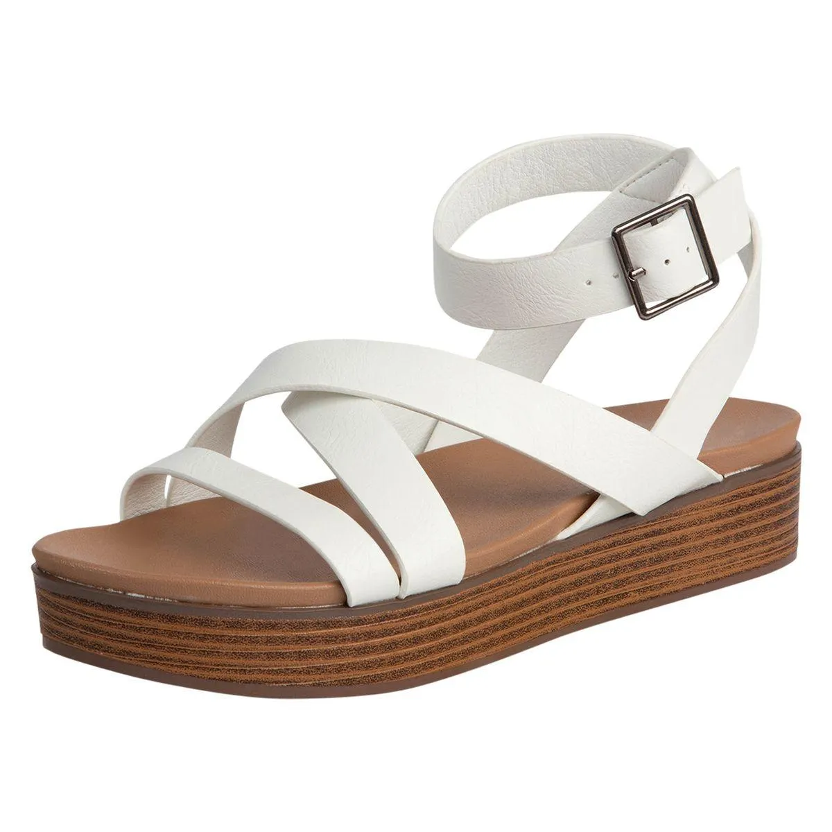 Sandalias Portia con taco tipo cuña para mujer