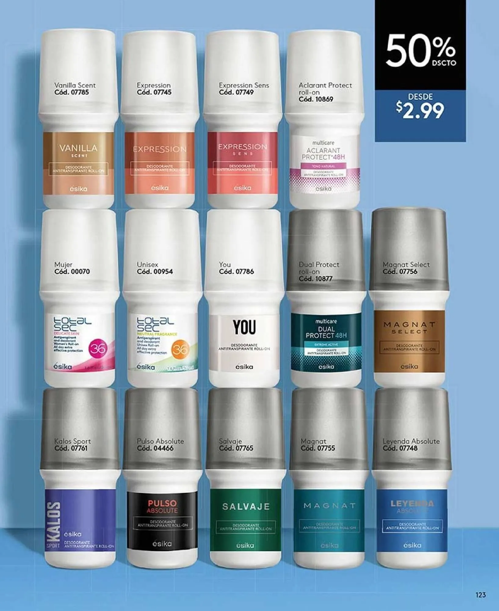 Catalogo de Catálogo Ésika 4 de marzo al 31 de marzo 2025 - Pag 123