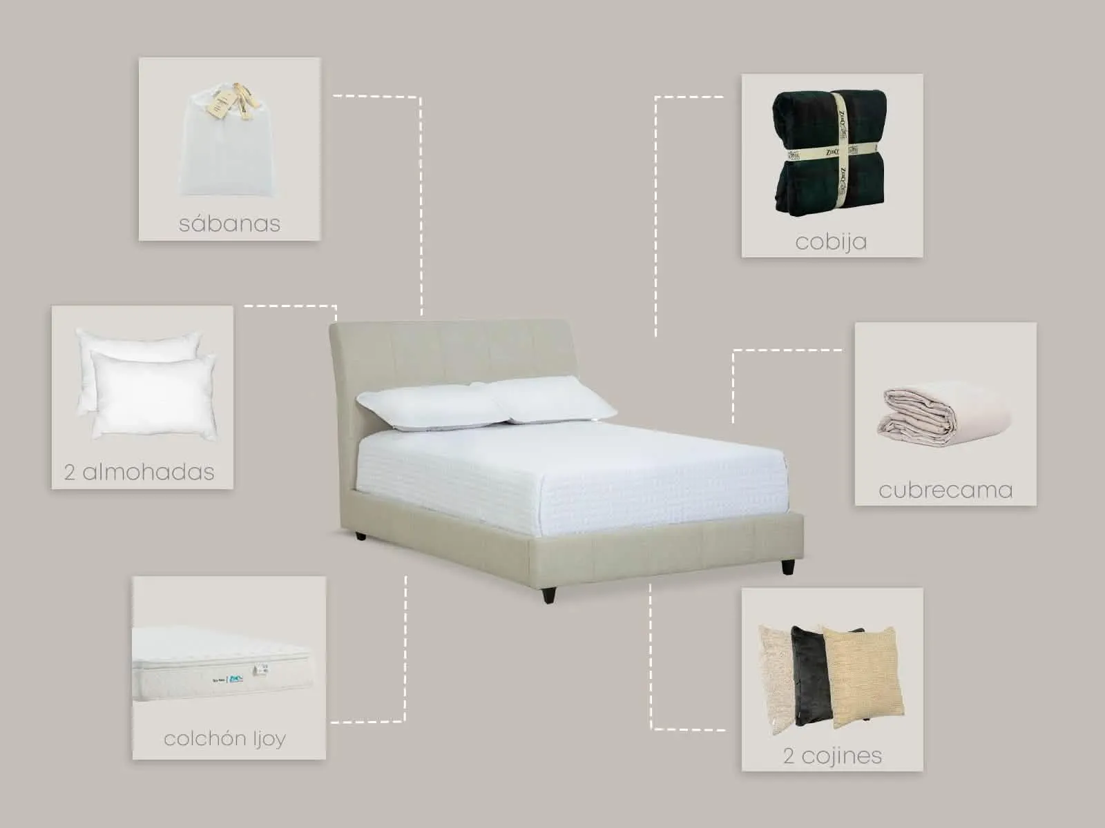 Set Cama Messina Angora Ijoy King