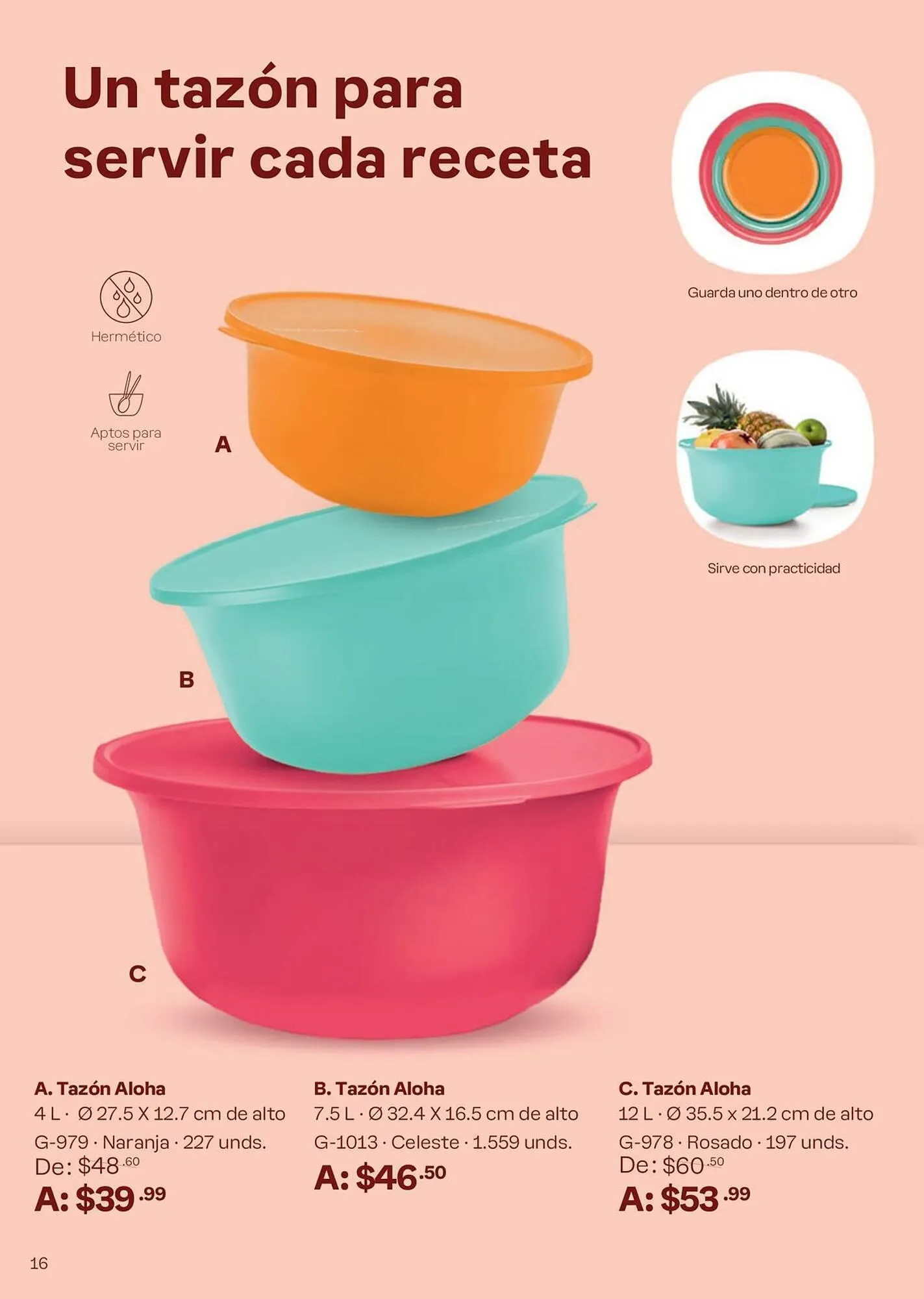 Catalogo de Catálogo Tupperware 30 de enero al 23 de febrero 2024 - Pag 16