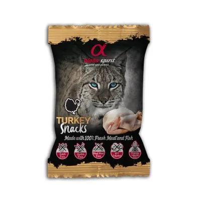 ALPHA SNACK SPIRIT CAT TURKEY 50G