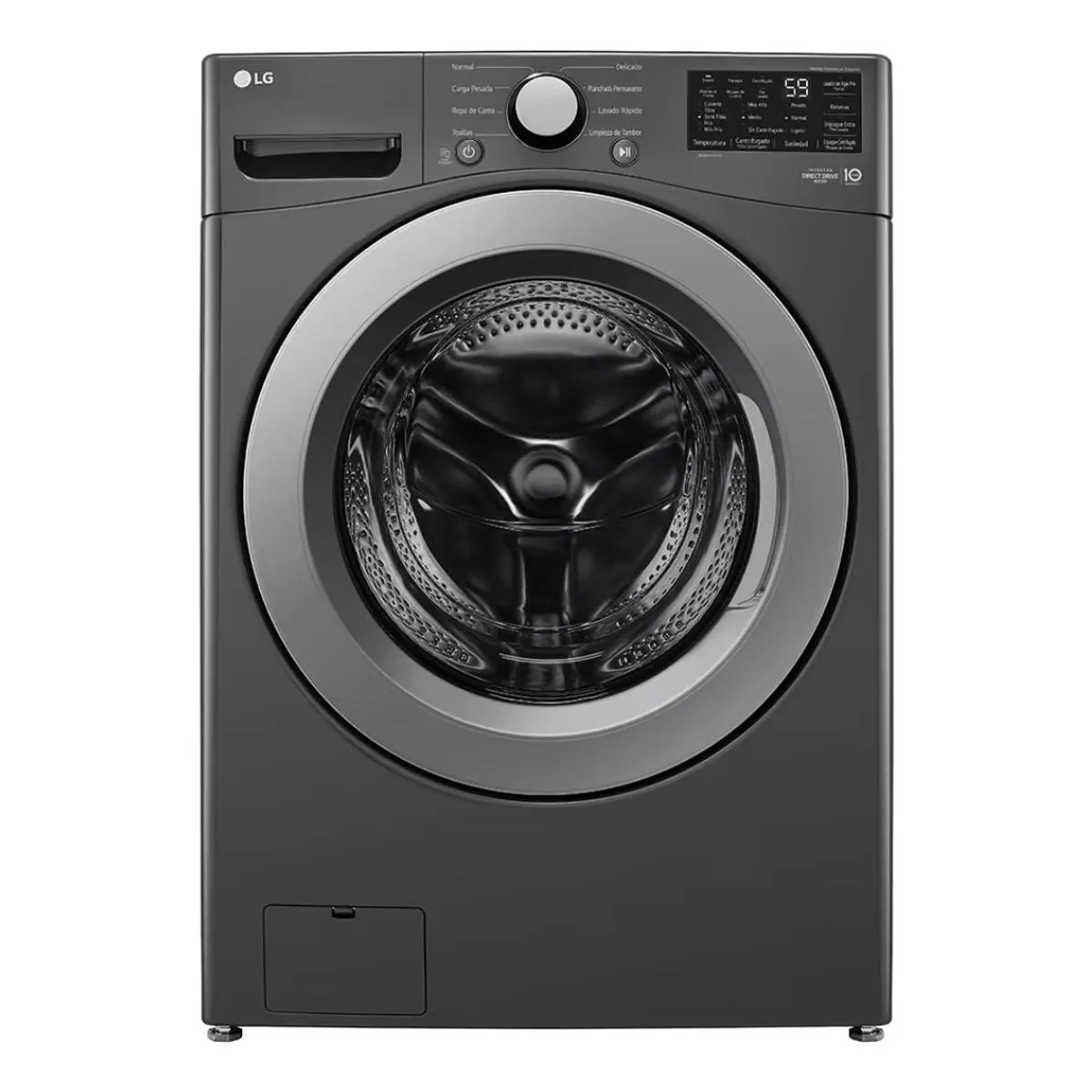 Lavadora Automática LG Middle Black 25KG WM25MV2S6W