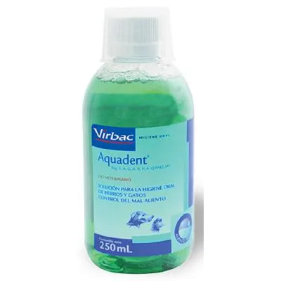 AQUADENT ENJUAGUE BUCAL PERROS Y GATOS 250 ML