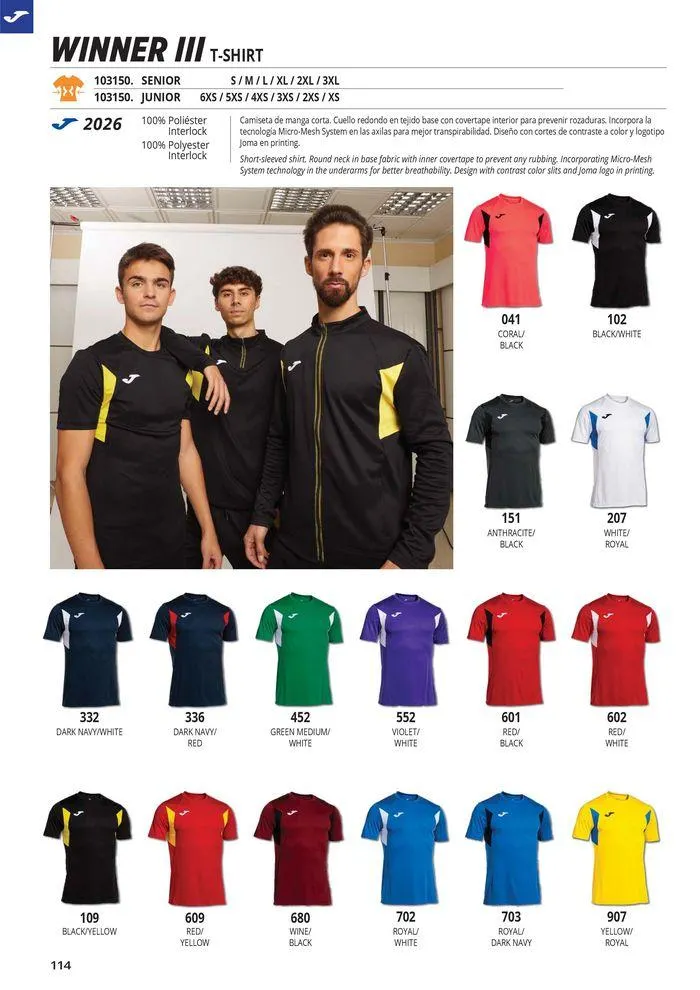 Catalogo de Teamwear Collection 2024  8 de mayo al 31 de diciembre 2024 - Pag 114
