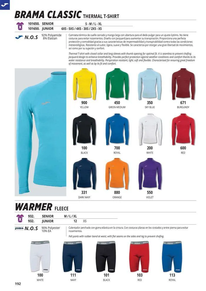Catalogo de Teamwear Collection 2024 8 de mayo al 31 de diciembre 2024 - Pag 192