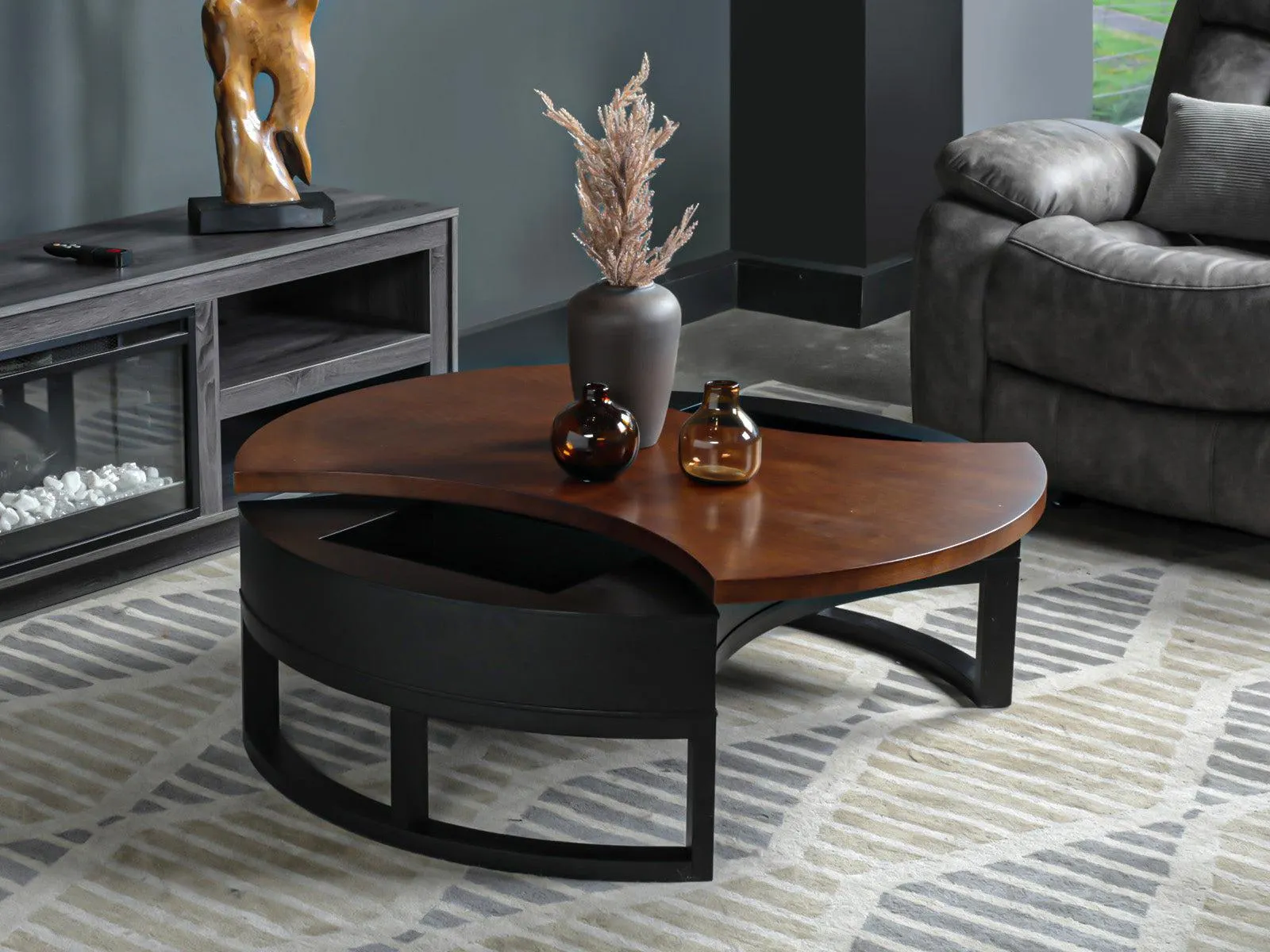 Mesa Centro Hamburgo C/Miel Negro