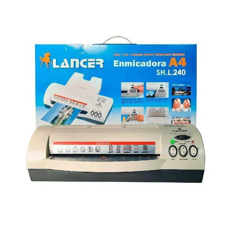 Laminadora A4 Lancerpantalla De Control Tactil Funcionamiento Practico Y Resistente A Altas Temperaturas