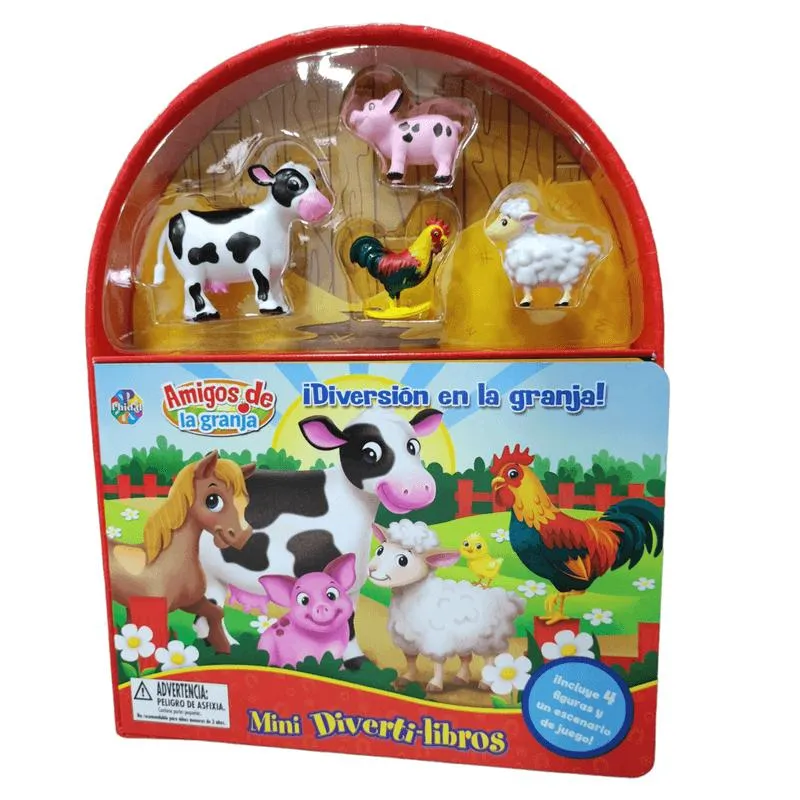 MINI DIVERTI LIBROS DIVERSION EN LA GRANJA PHIDAL