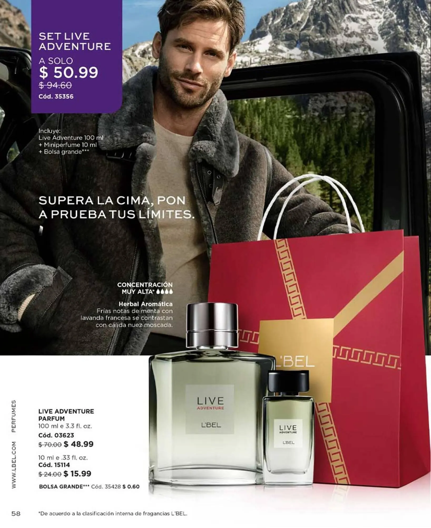 Catalogo de Catálogo L'bel 30 de noviembre al 21 de enero 2024 - Pag 58