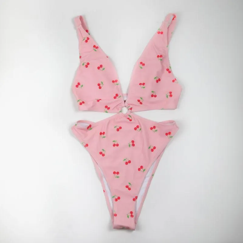 Bikini Enterizo Funky Fish Rosado