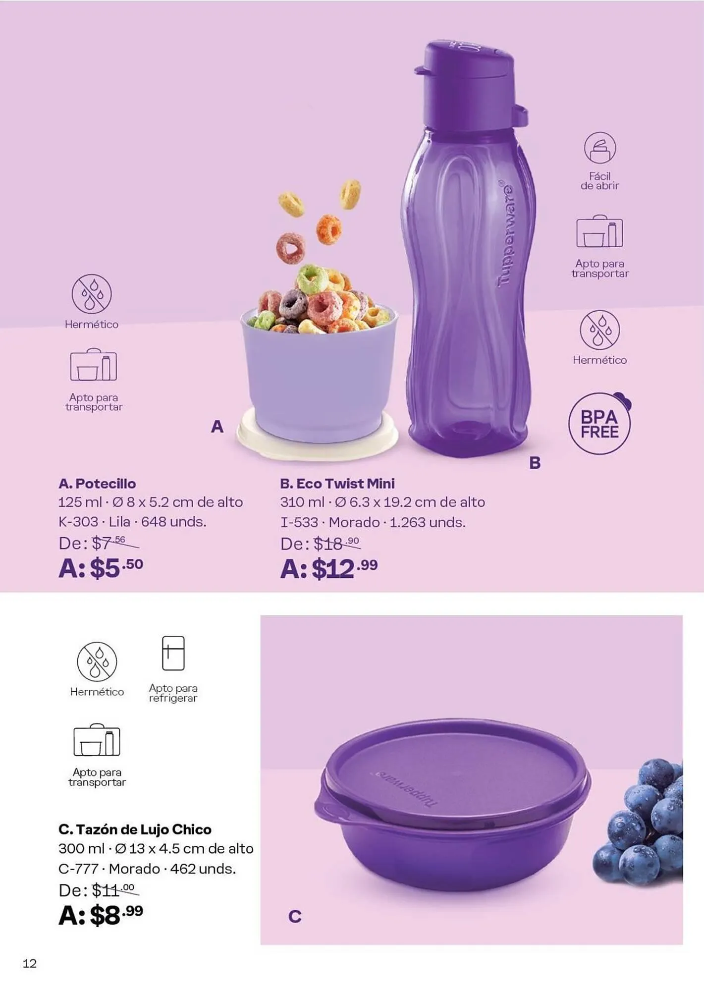 Catalogo de Catálogo Tupperware 24 de febrero al 22 de marzo 2024 - Pag 3