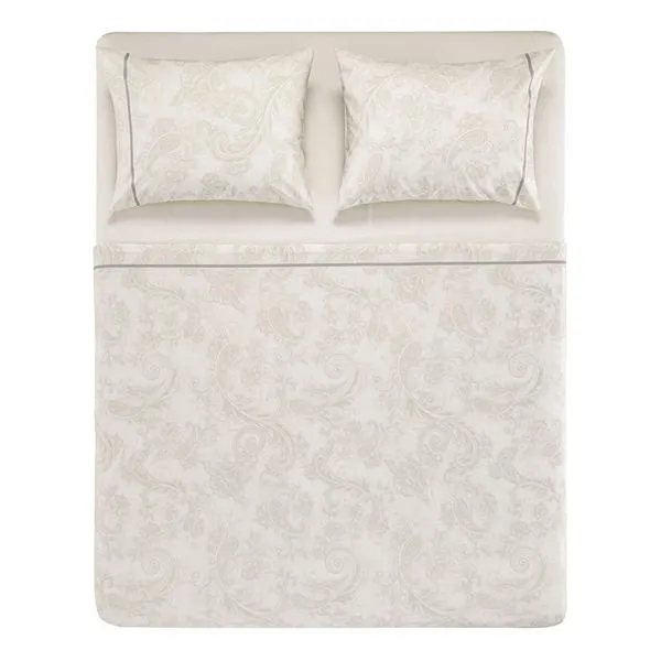 Juego de Sábanas Elis 150 Hilos Beige 100% Algodón Full