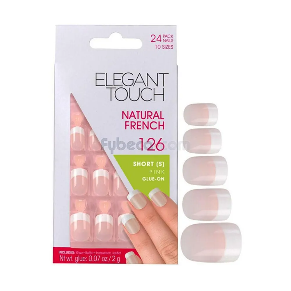 Uñas Postizas Undefined Rosa 24 Unidades