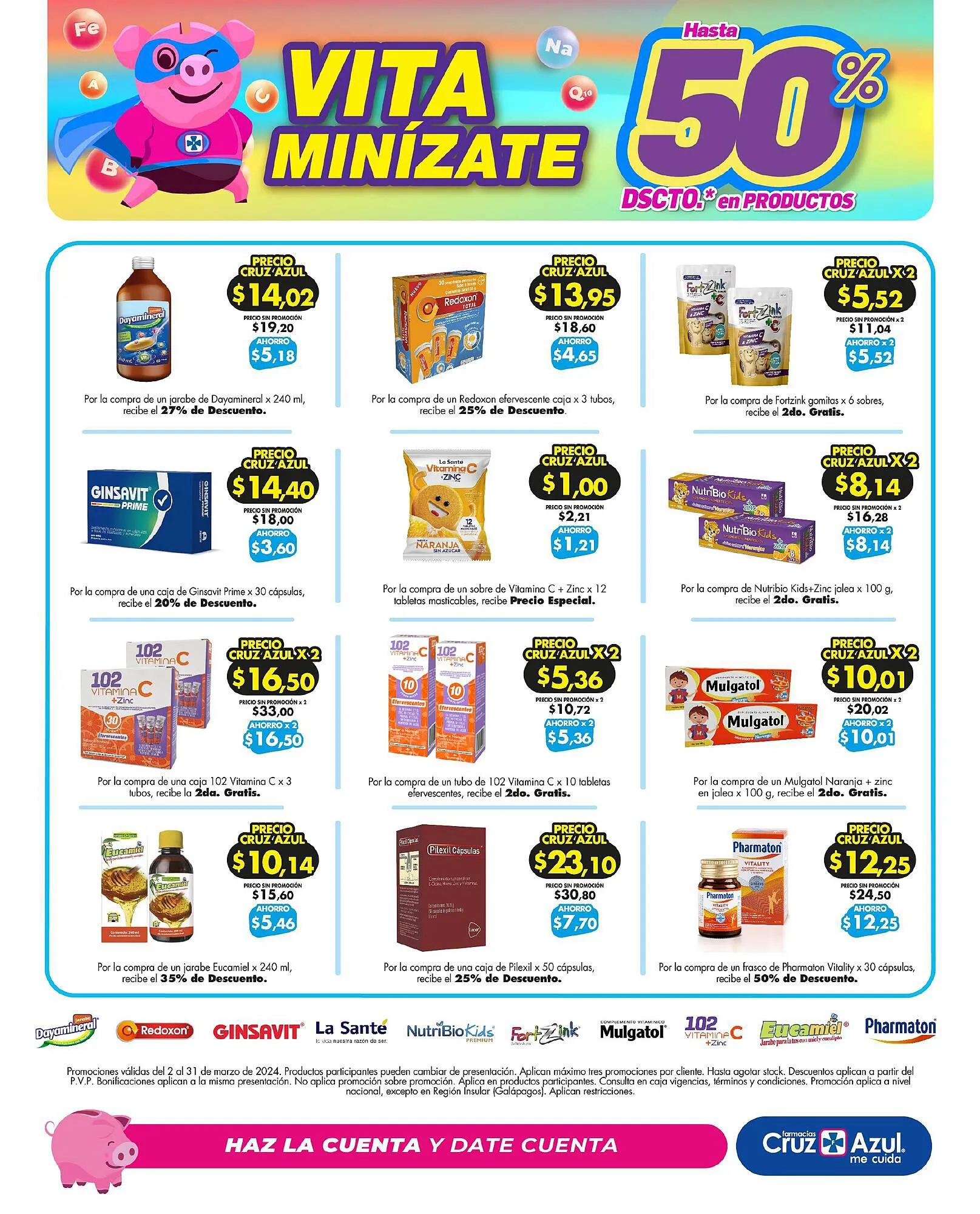 Catalogo de Catálogo Farmacias Cruz Azul 1 de marzo al 31 de marzo 2024 - Pag 3