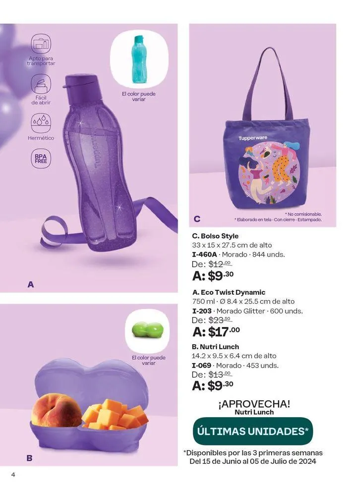 Catalogo de Ofertas Tupperware! 15 de junio al 12 de julio 2024 - Pag 34