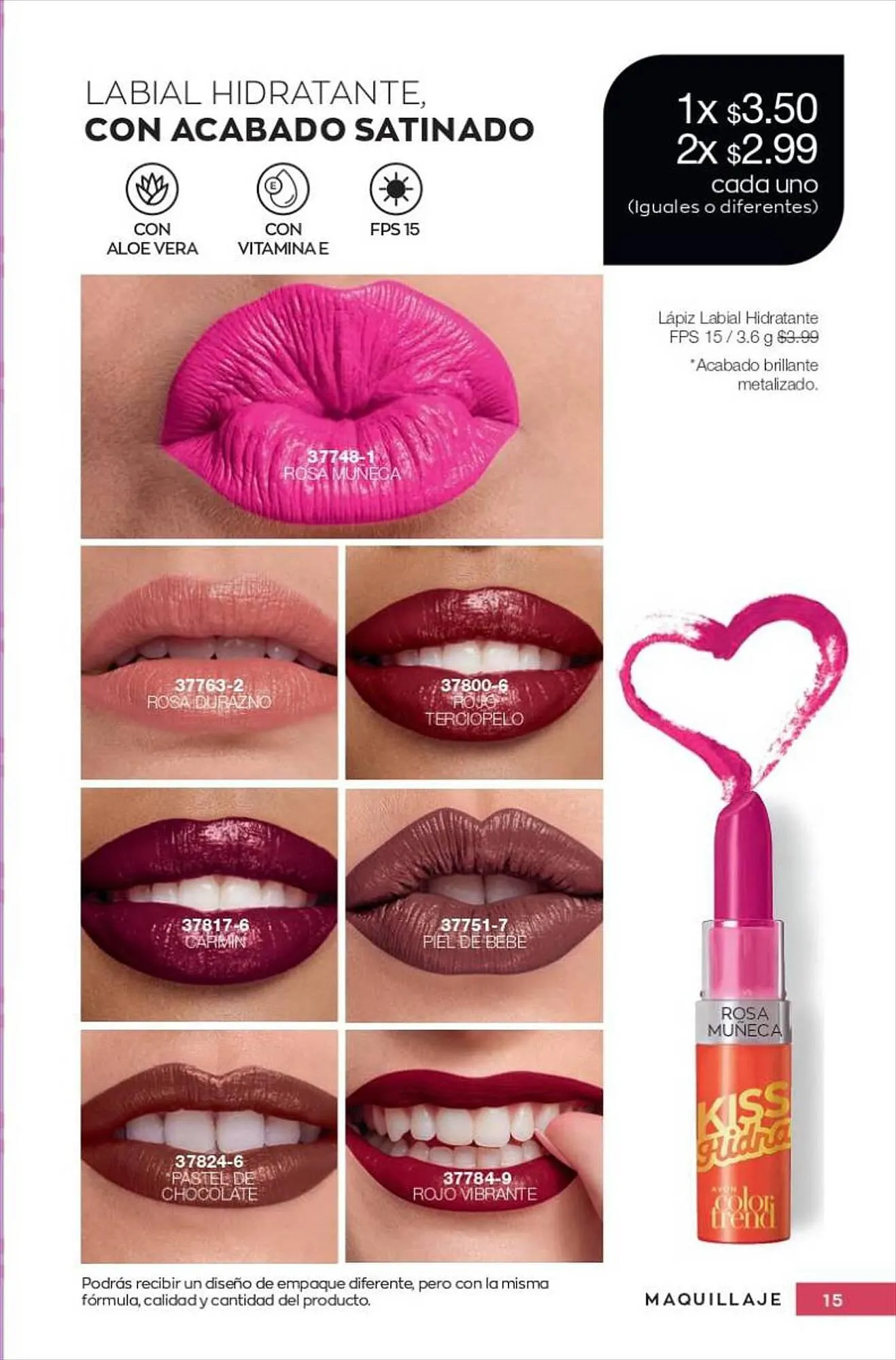 Catalogo de Catálogo AVON 31 de agosto al 2 de septiembre 2023 - Pag 15