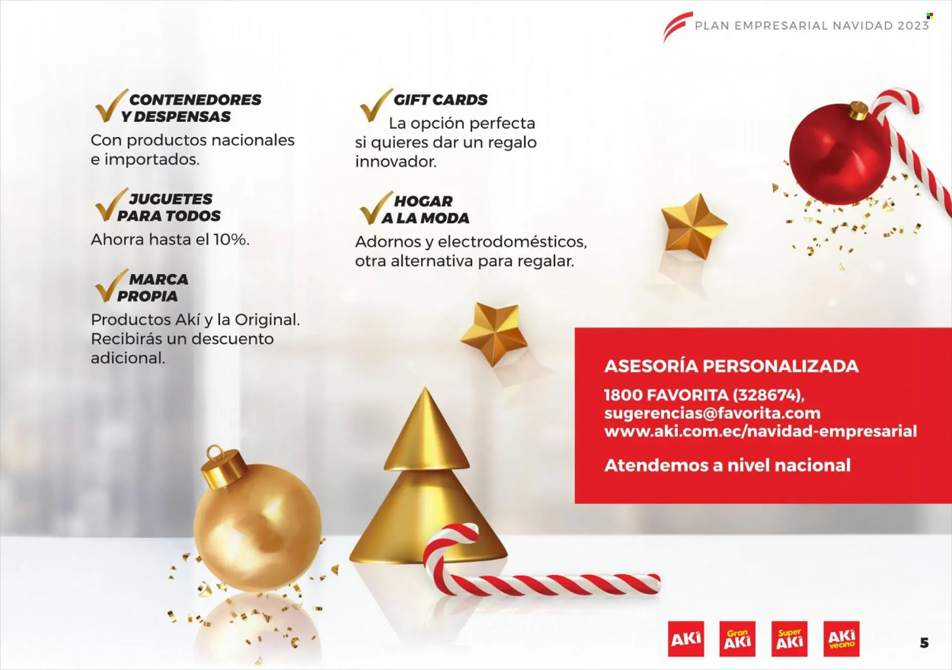 Catalogo de Catálogo Akí 1 de octubre al 31 de diciembre 2023 - Pag 5