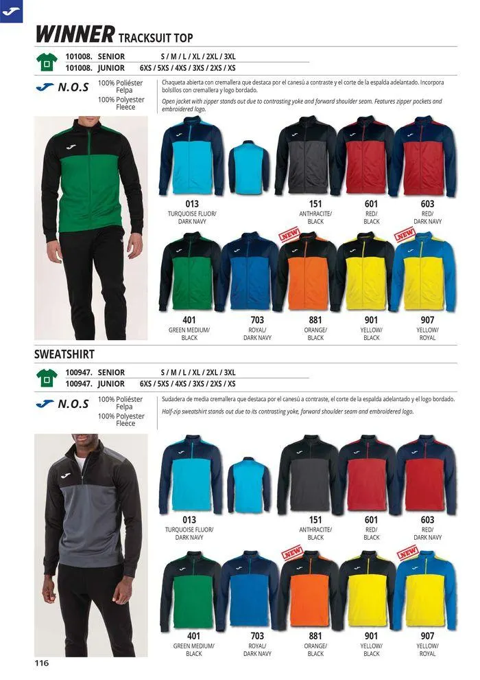 Catalogo de Teamwear Collection 2024  8 de mayo al 31 de diciembre 2024 - Pag 116