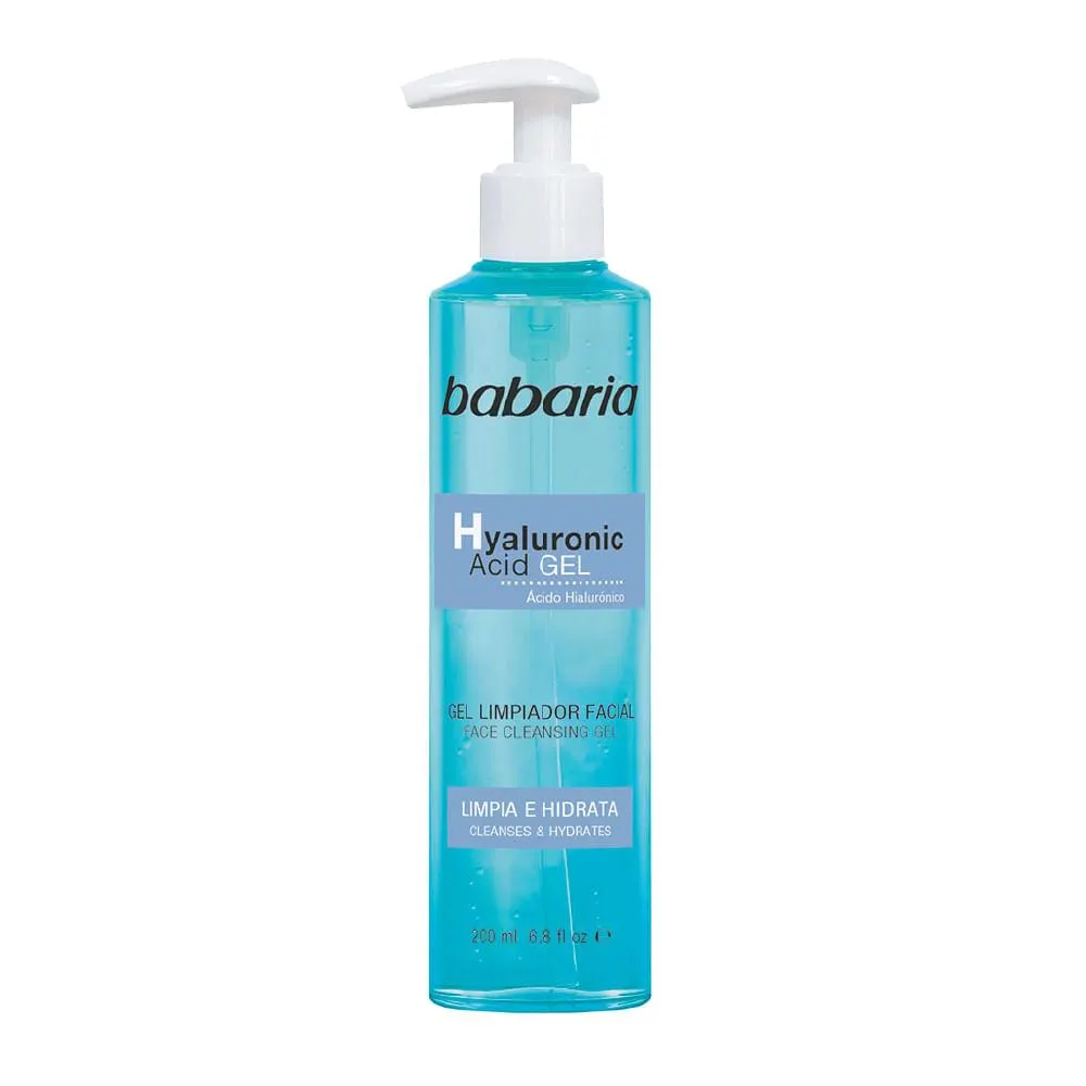 Babaria Gel Limpiador Facial Hyaluronic Acid 200 ml