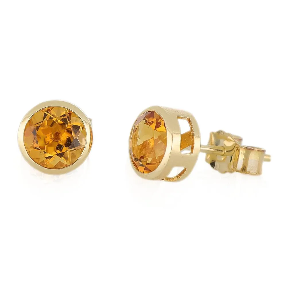 ARETES CITRINE COLECCIÓN COLORS