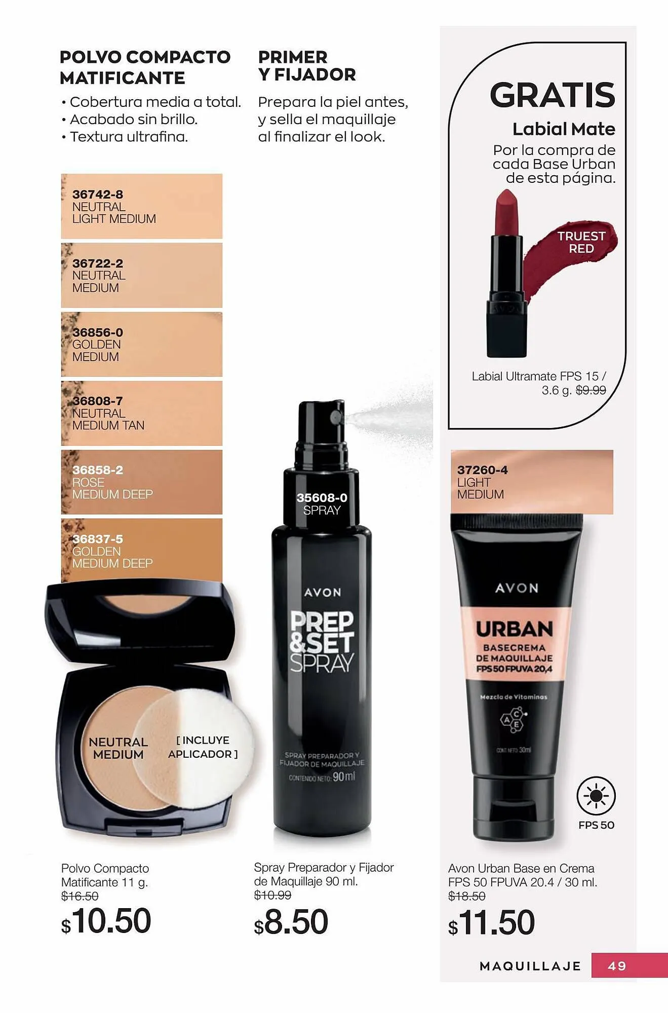 Catalogo de Catálogo AVON 18 de septiembre al 16 de octubre 2023 - Pag 49