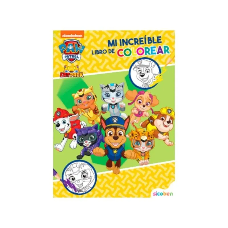 Mi Increible Libro De Colorear Paw Patrol P-7153