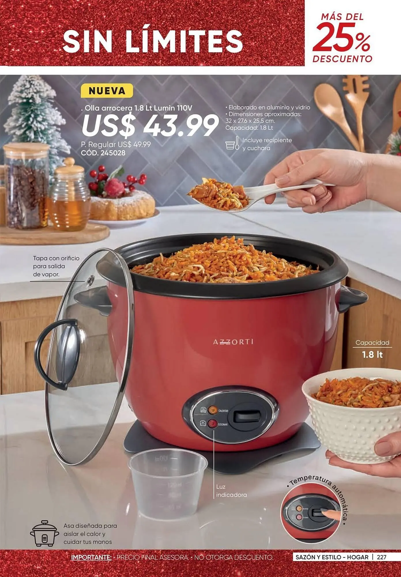 Catalogo de Catálogo Azzorti 27 de septiembre al 31 de diciembre 2025 - Pag 229