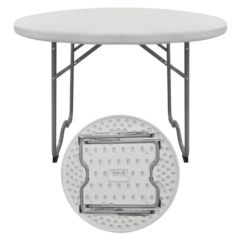 Mesa Alto Tráfico Pegables Redonda