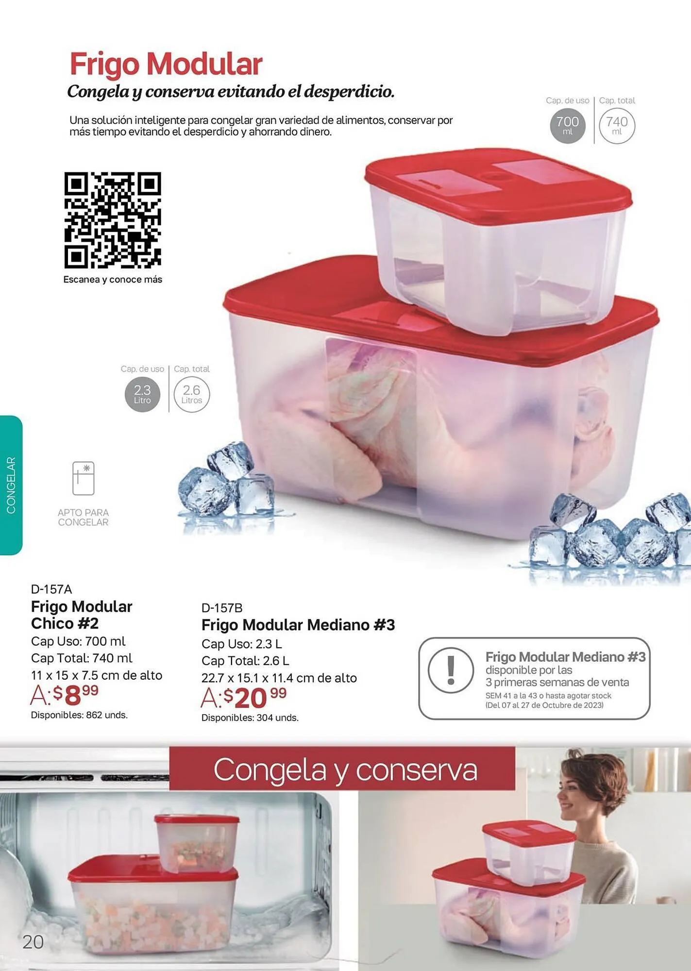 Catalogo de Catálogo Tupperware 6 de octubre al 31 de diciembre 2023 - Pag 20