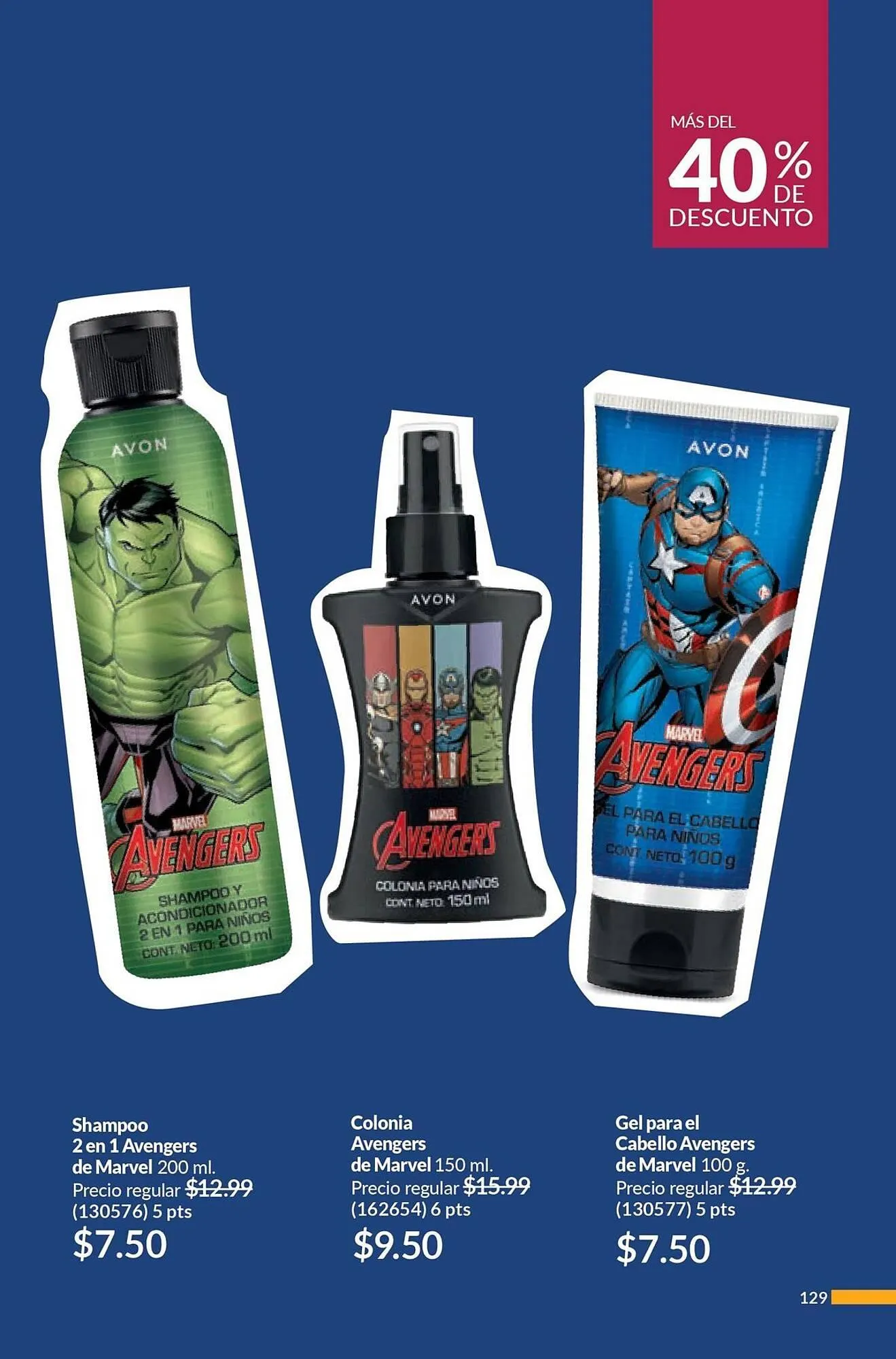 Catalogo de Catálogo AVON 20 de diciembre al 8 de febrero 2025 - Pag 129