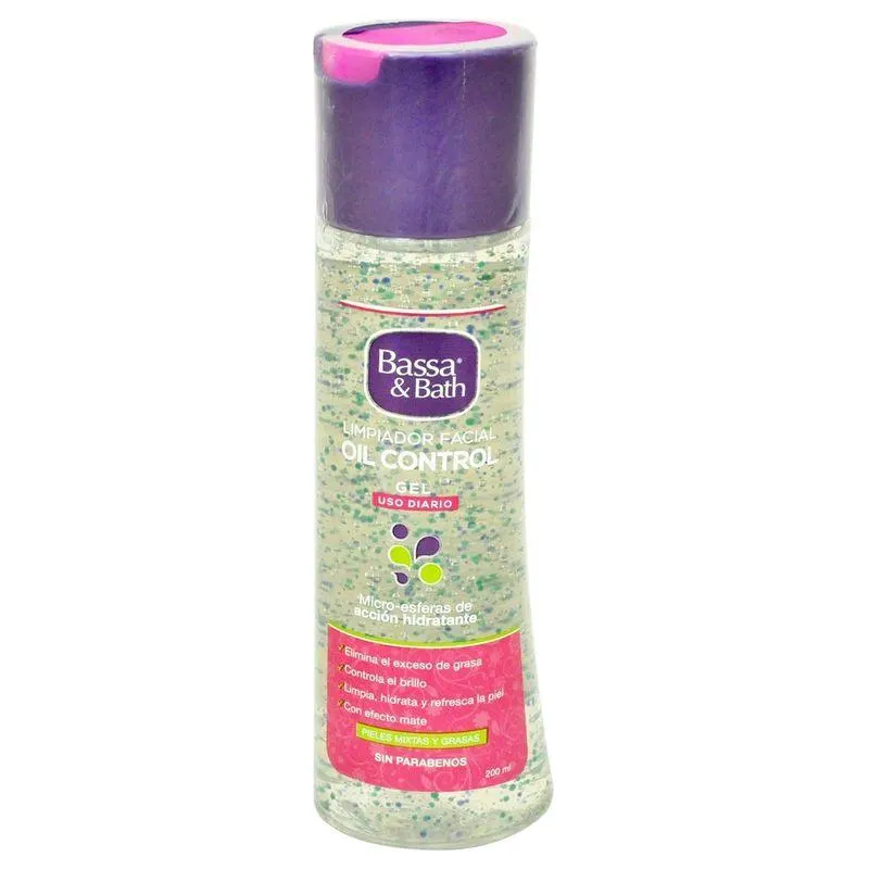 Bassa Gel Facial Limpieza Oil Control 200 ml