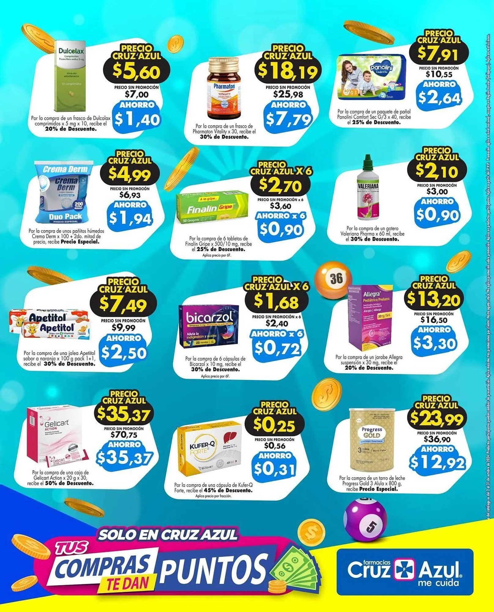 Catalogo de Catálogo Farmacias Cruz Azul 15 de octubre al 31 de octubre 2024 - Pag 2