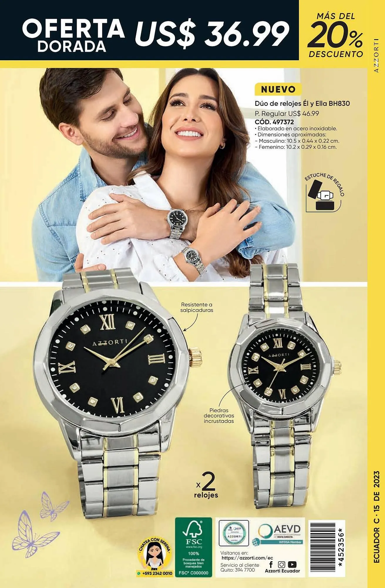 Catalogo de Catálogo Azzorti 12 de septiembre al 30 de septiembre 2023 - Pag 248