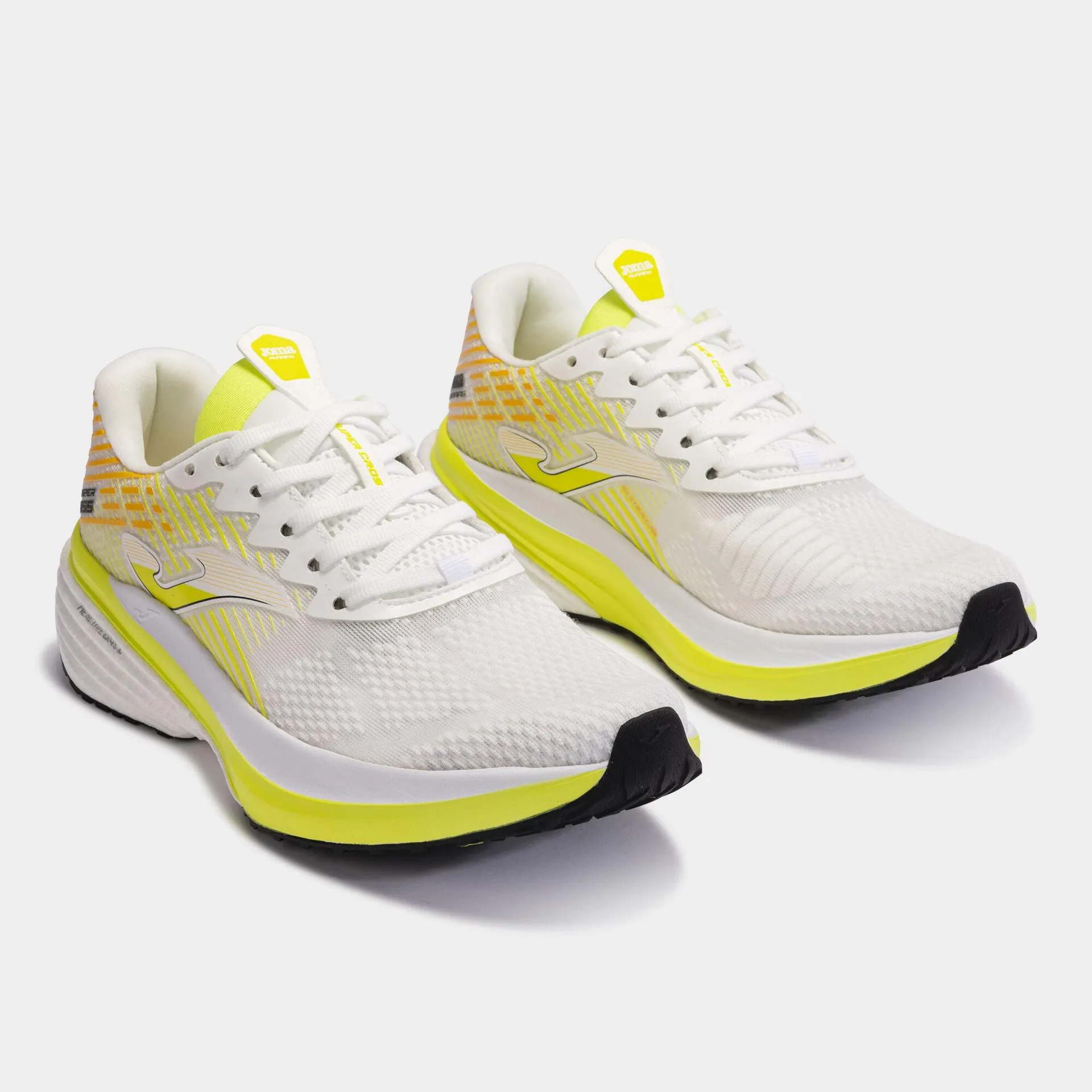 Zapatillas running Super Cross Men 24 hombre blanco amarillo