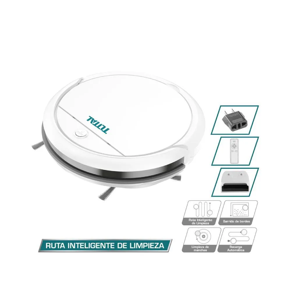 Aspiradora Robótica Inalámbrica Total P8930 | Estilo Giroscópica Color Verde Turquesa