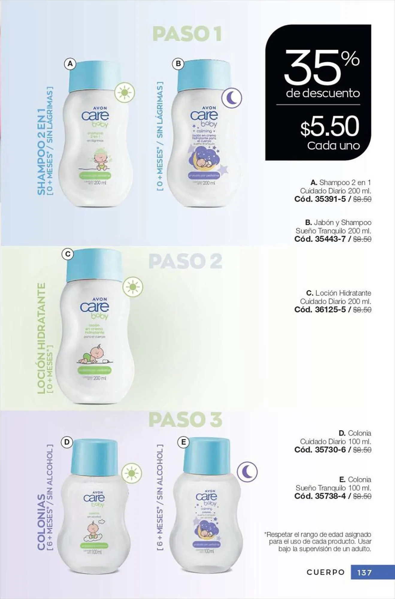 Catalogo de Catálogo AVON 31 de agosto al 30 de septiembre 2023 - Pag 137