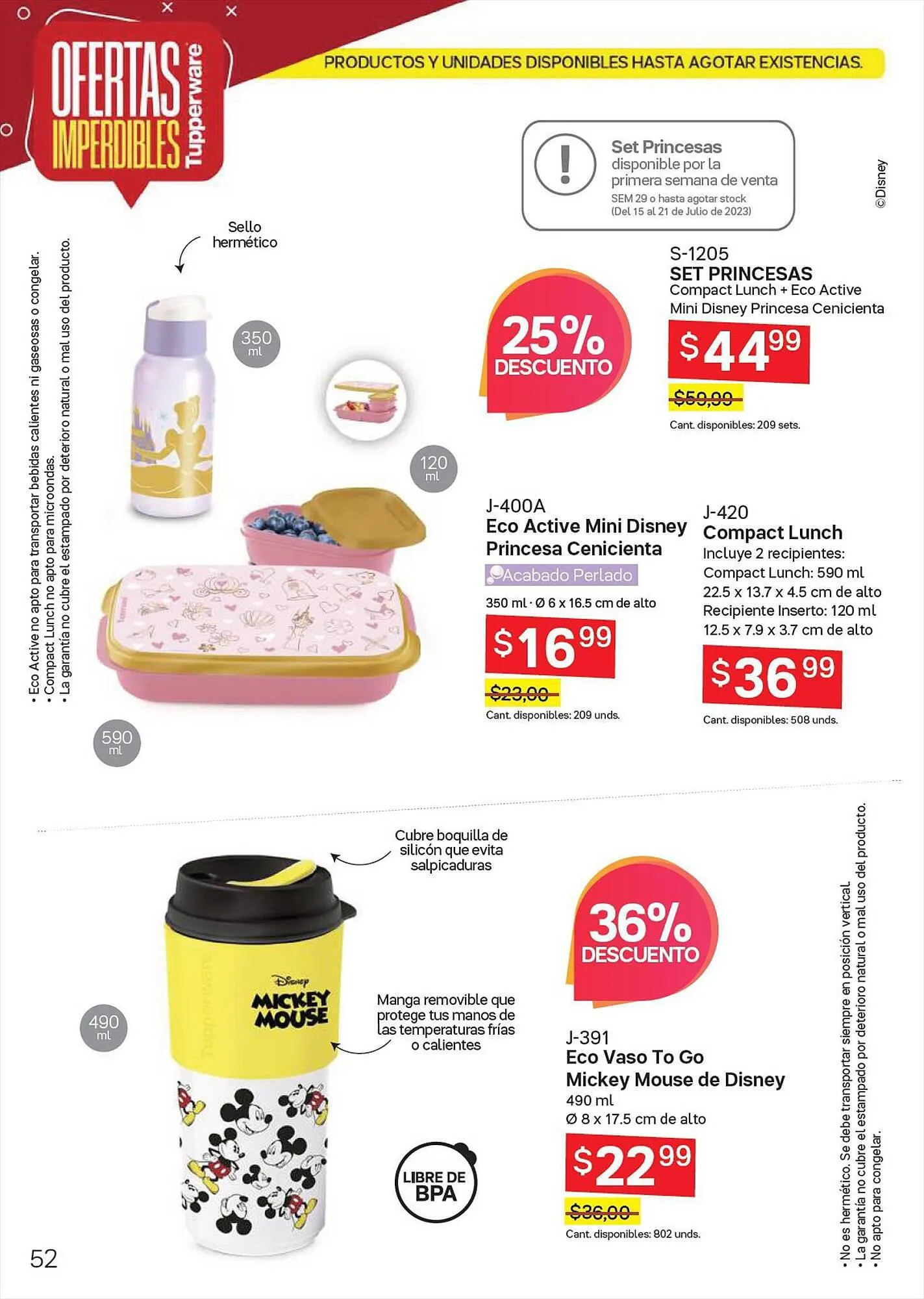 Catalogo de Catálogo Tupperware 10 de julio al 31 de julio 2023 - Pag 52