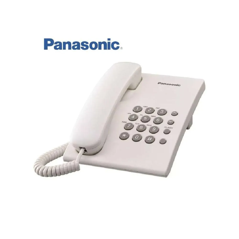 Teléfono Fijo Panasonic Kxts500Lx1 P8885 | Color Blanco