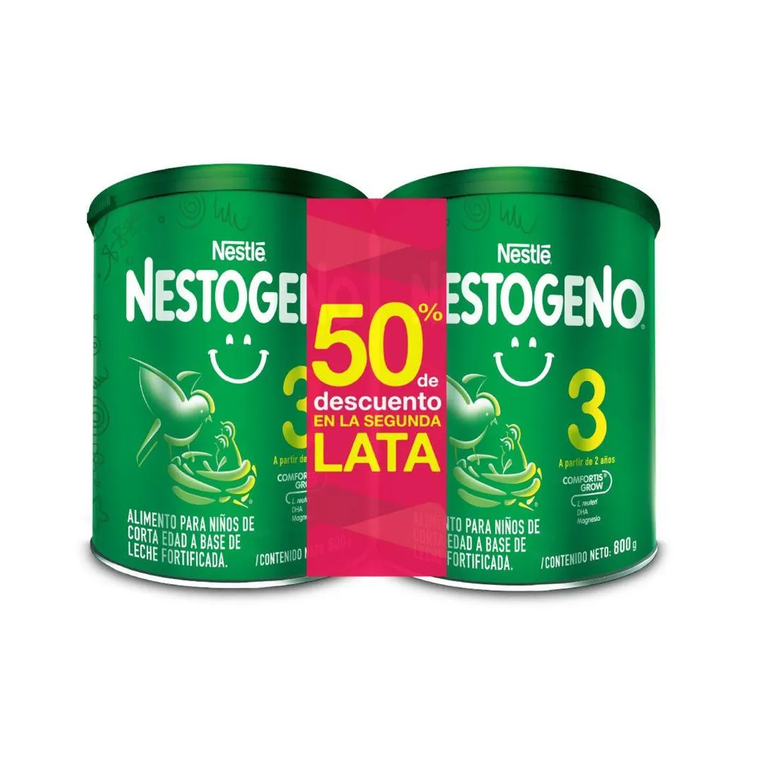 Pack 2 Uds Fórmula Nestogeno Comfort Digestivo Etapa 3 - 1.6kg