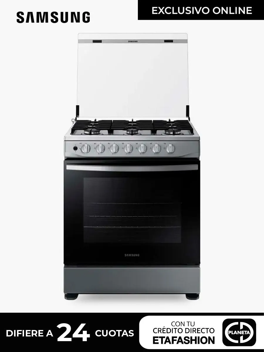 Cocina a Gas Samsung NX52T3510LV/AP | 6 Quemadores
