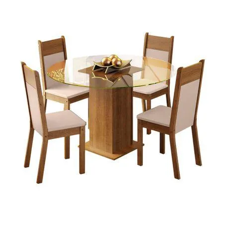 Juego de Comedor Metz 4 Puestos