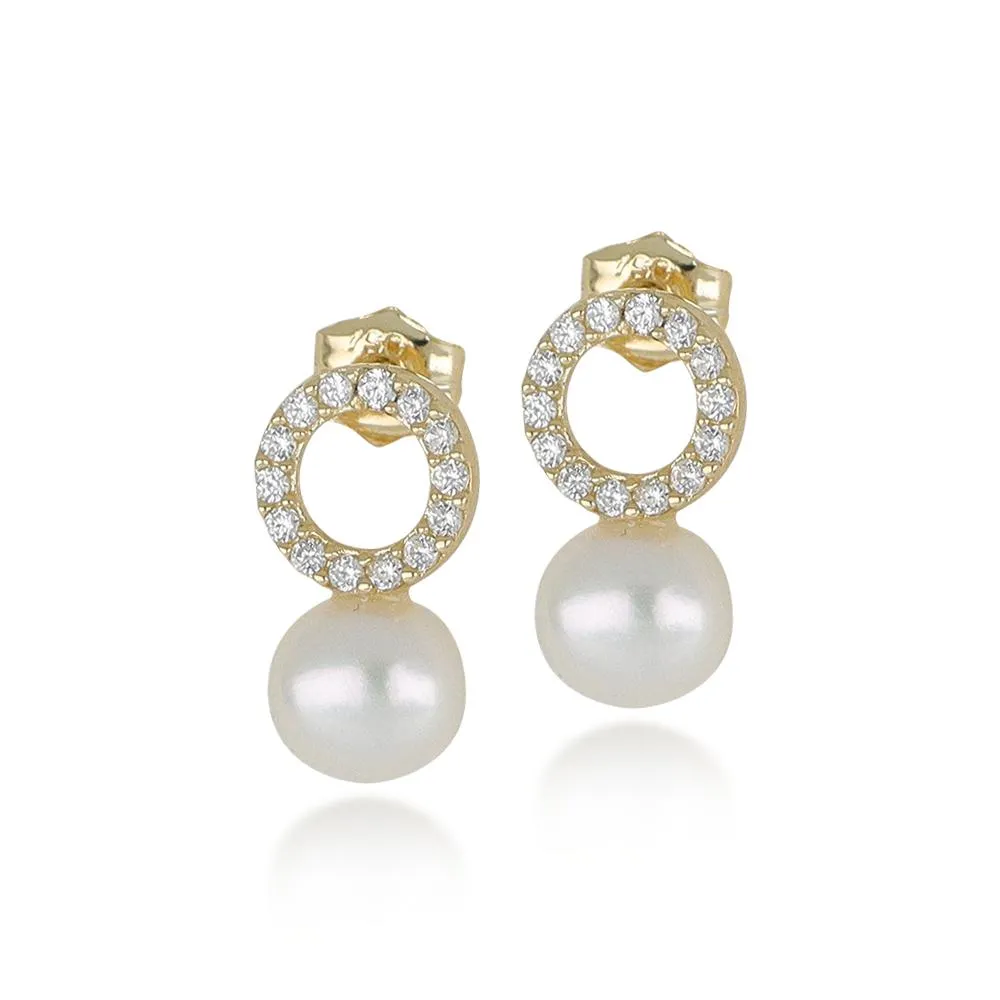 ARETES PERLA COLECCIÓN BASICS